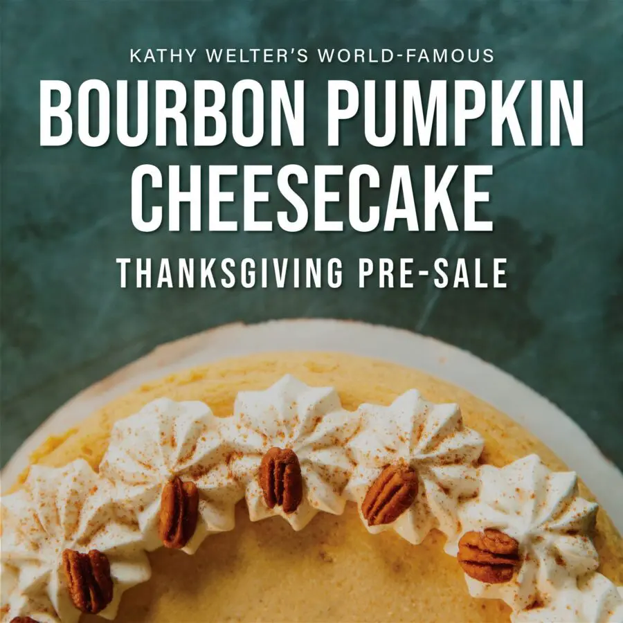 Bourbon Pumpkin Cheesecake Pre-Sale